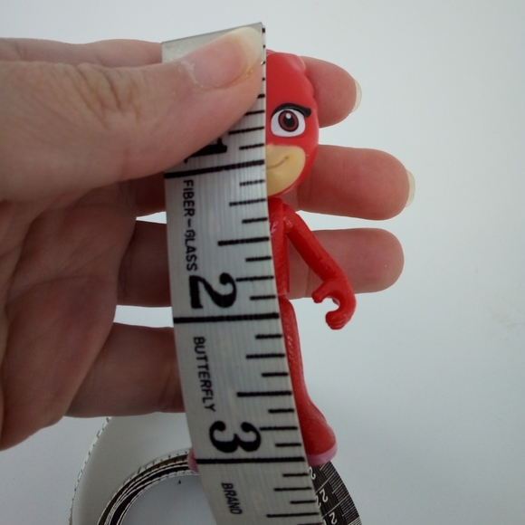 Disney Junior PJ Masks Posable 3 in Figures Owlette Gekko Cake Topper set 2 Piec - Picture 4 of 5